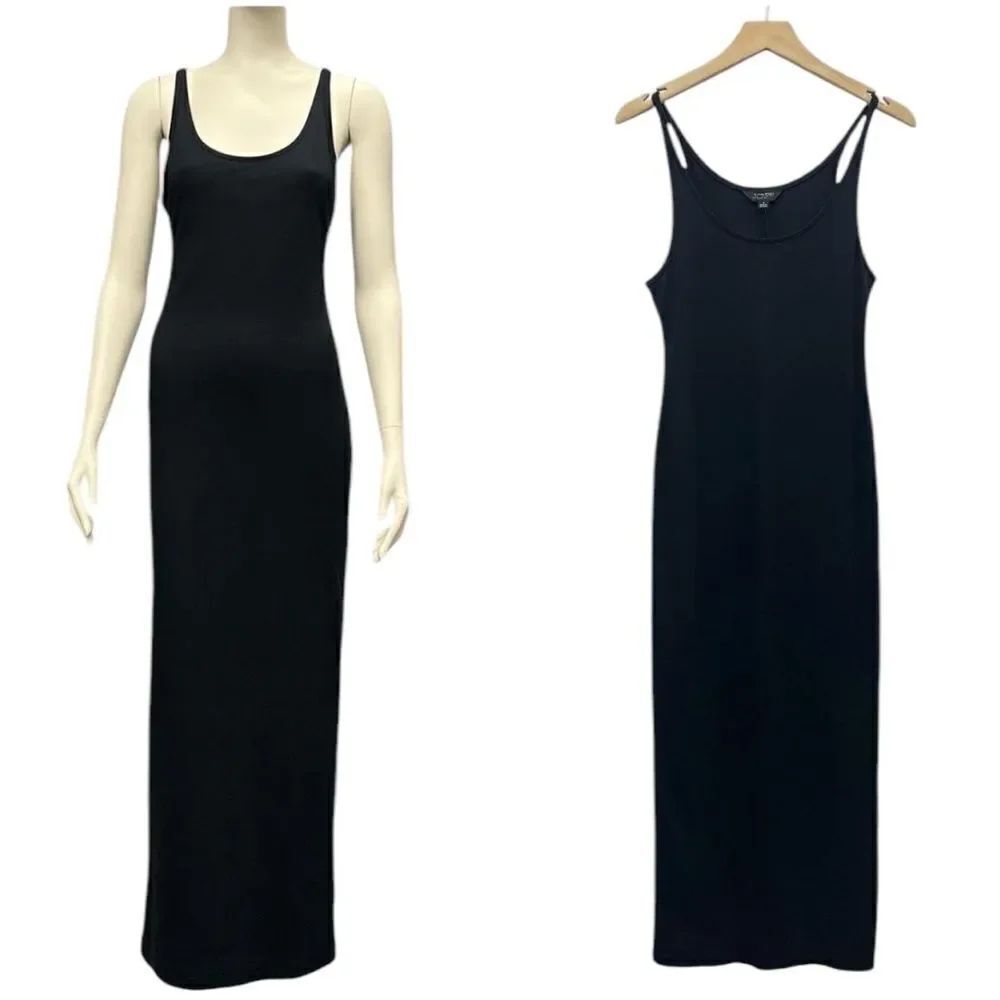 J.Crew Black Tank Maxi Dress 2X NWT